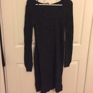 Bebe sweater dress extreme slit tunic